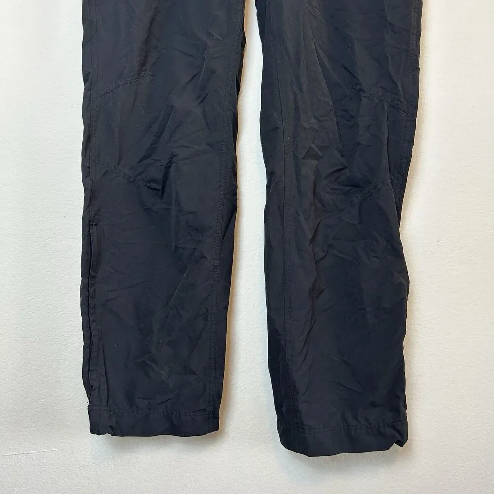 REI Pants Women's 8 Black Nylon UPF 50 Hiking Outdoor Gorpcore Ankle Zip Fishing - Picture 3 of 13
